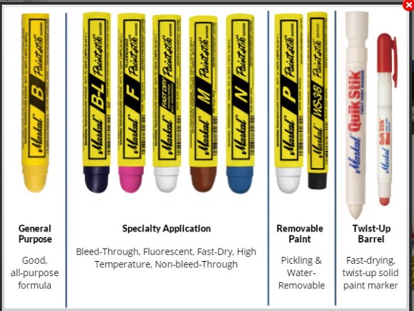 solid paint markers