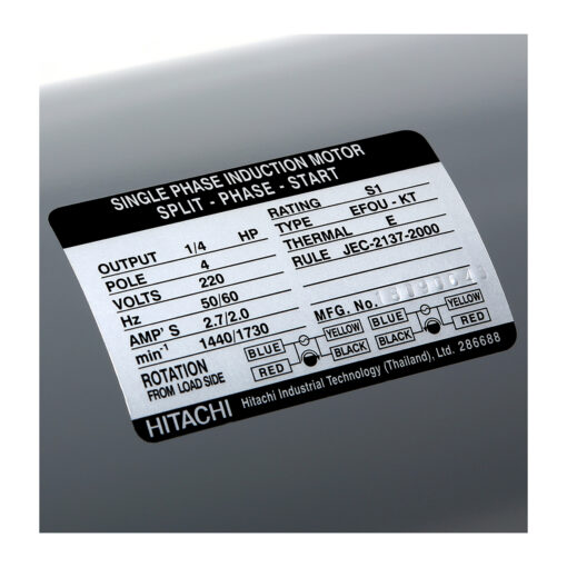 HITACHI EFOU-KT 1/4 แรงม้า - Image 2